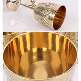 Brass Wine Goblet