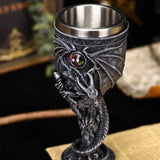 Medieval Dragon Stainless Steel Goblet