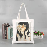 Junji Ito Horror Manga Canvas Tote Bag