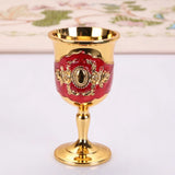 Retro Brass Golden Goblet Cup