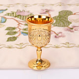 Retro Brass Golden Goblet Cup