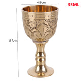 Brass Wine Goblet