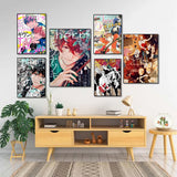 Manga Anime Waterproof Poster Stickers