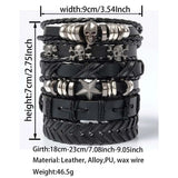 Evil Eye Punk Bracelet Set