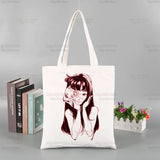 Junji Ito Horror Manga Canvas Tote Bag