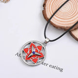 Akatsuki Red Cloud Anime Necklace
