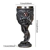 Medieval Dragon Stainless Steel Goblet