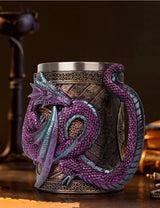 3D Dragon stainless Steel Goblet