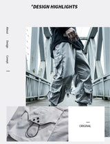 Harajuku Men’s Multi-Pocket Cargo Joggers