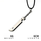 Akatsuki Red Cloud Anime Necklace