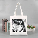 Junji Ito Horror Manga Canvas Tote Bag
