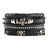 Evil Eye Punk Bracelet Set