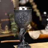 Medieval Dragon Stainless Steel Goblet