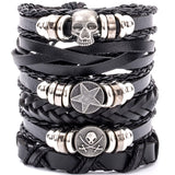 Evil Eye Punk Bracelet Set