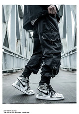 Harajuku Men’s Multi-Pocket Cargo Joggers