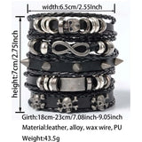 Evil Eye Punk Bracelet Set