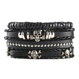 Evil Eye Punk Bracelet Set