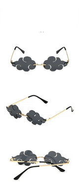 Anime Ninja Akatsuki Red Cloud Cosplay Sonnenbrille Persönlichkeit Retro Mode Trend Streetwear Accessoires Requisiten