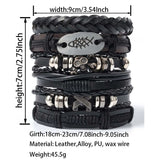 Evil Eye Punk Bracelet Set