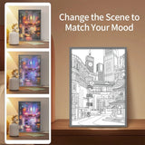 Anime City Night View LED Lamp