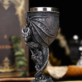 Medieval Dragon Stainless Steel Goblet