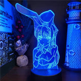 Mai Sakurajima Bunny Girl 3D LED Night Light