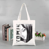 Junji Ito Horror Manga Canvas Tote Bag