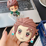 Anime Silicone AirPods Case with Keychain