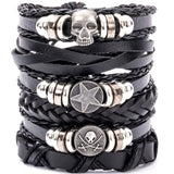 Evil Eye Punk Bracelet Set