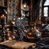 Medieval Dragon Stainless Steel Goblet